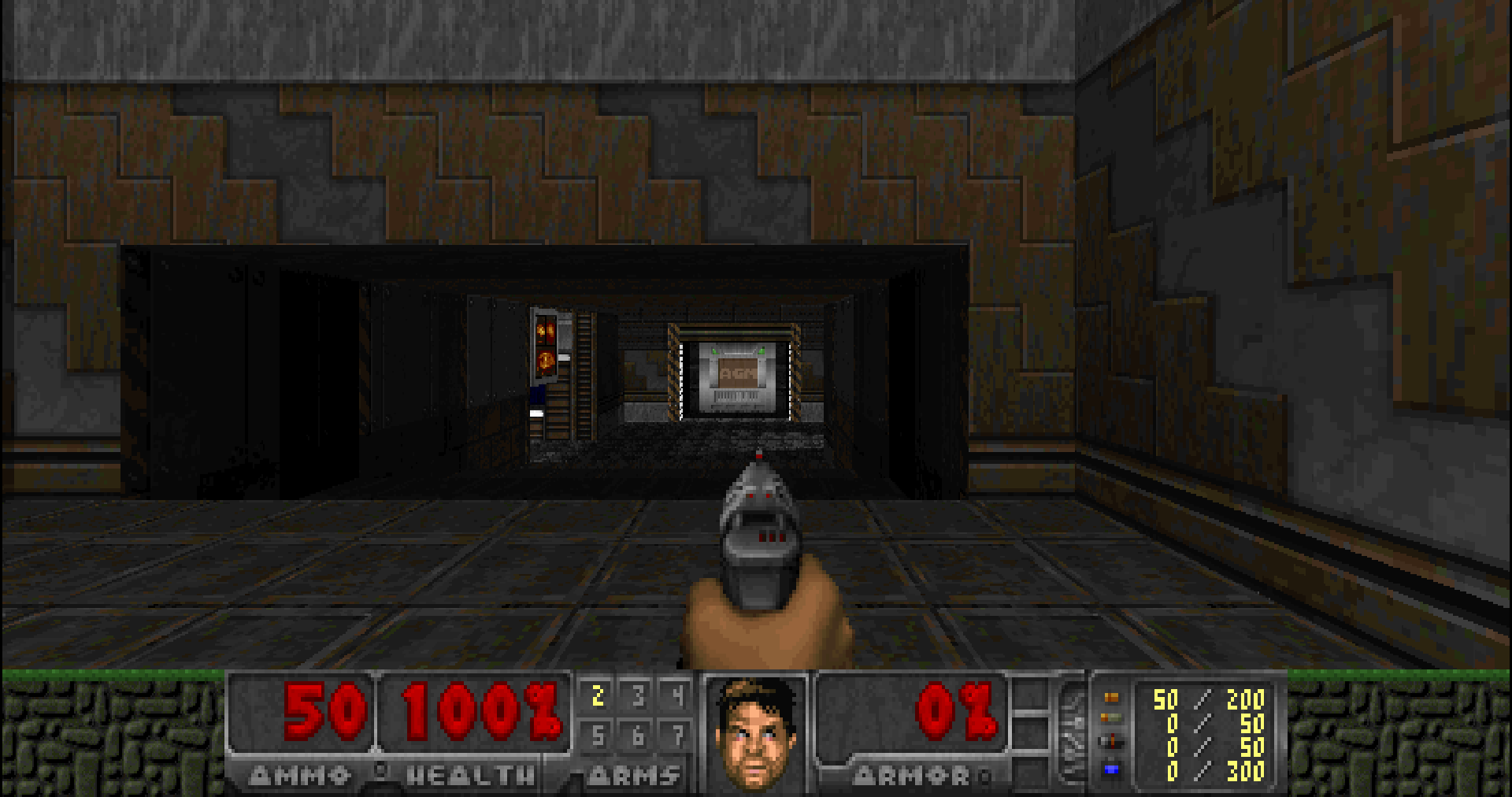 Freedoom Phase 2 gameplay on Realtek RTD1325