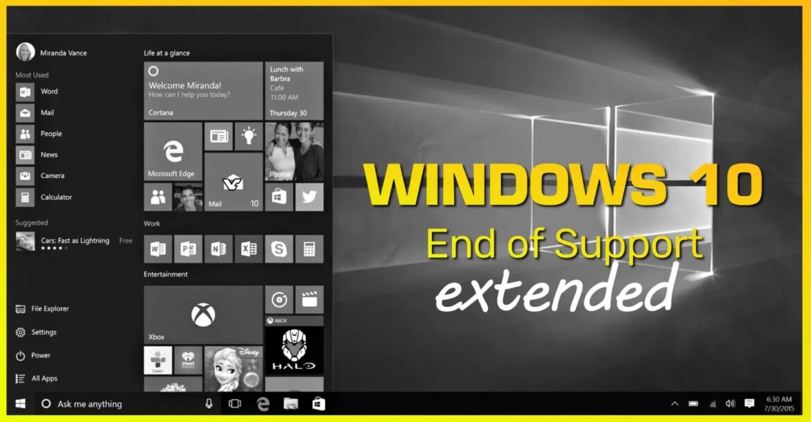Microsoft продовжила підтримку Windows 10 до 2027 року