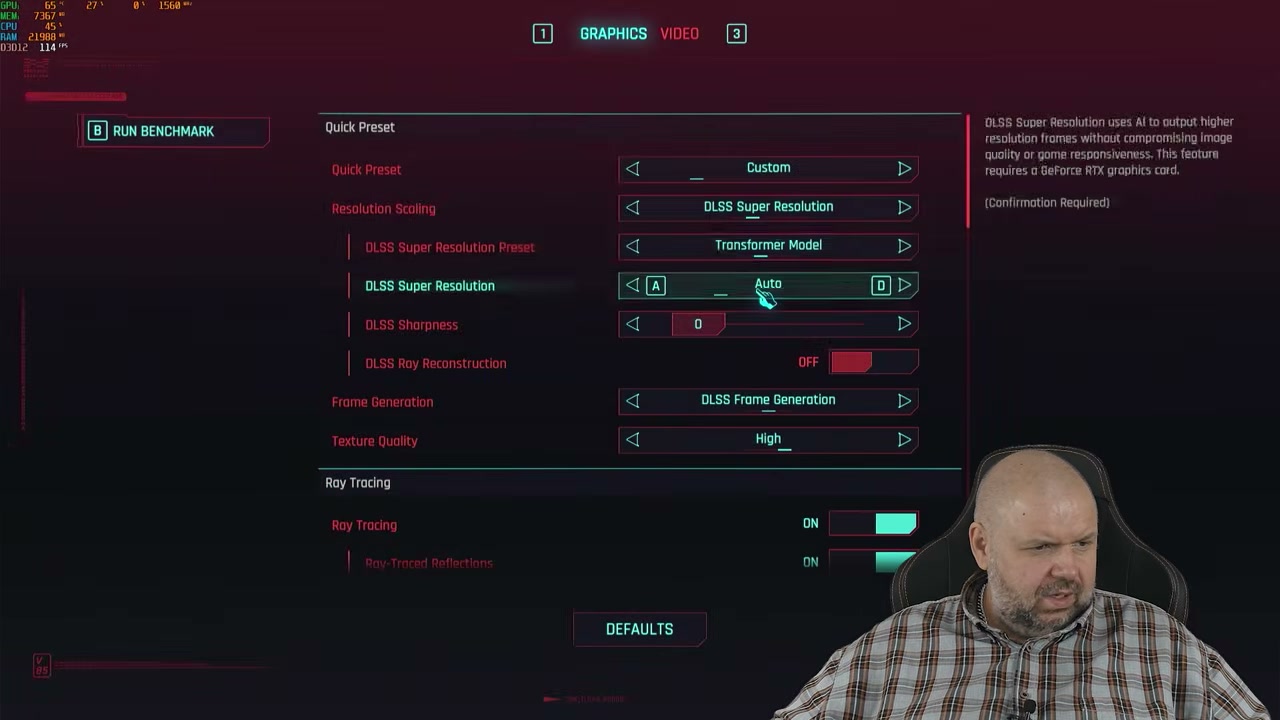 Налаштування Cyberpunk 2077 з трасуванням променів і DLSS 4 на ROG Zephyrus G14